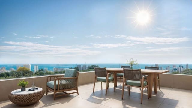 Ático de 3 habitaciones en Cometa - Carrió, Calpe / Calp en venta con piscina - 925.000 € (Ref: 9401245)