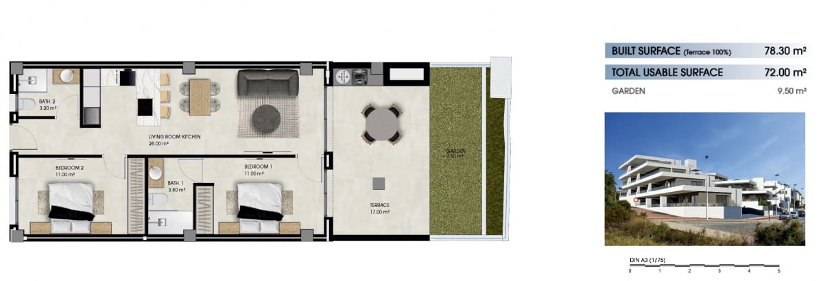 2 bedroom Apartment for sale in El Pinet with pool garage - € 265,000 (Ref: 9433626)