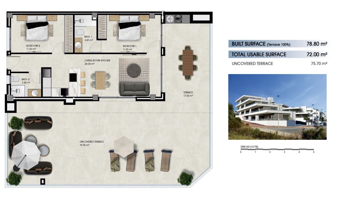 2 bedroom Apartment for sale in El Pinet with pool garage - € 265,000 (Ref: 9433626)