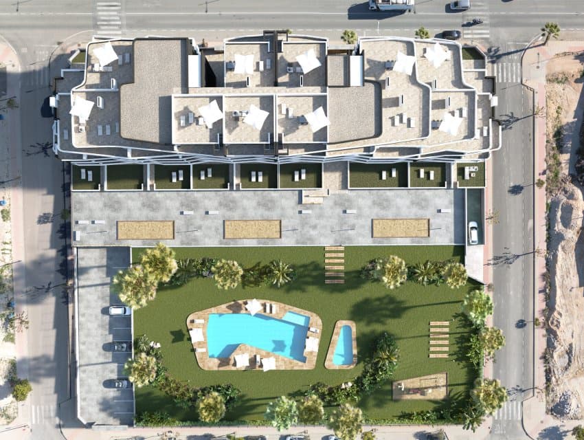 2 Zimmer Apartment zu verkaufen in San Miguel de Salinas mit Pool - 244.000 € (Ref: 9596985)