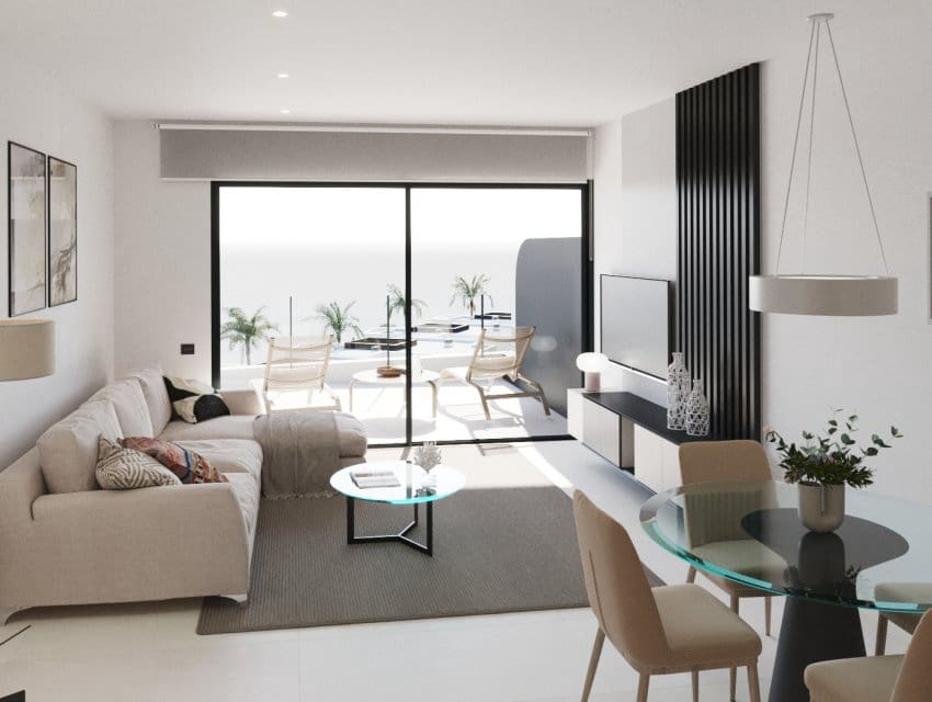 2 sypialnia Penthouse na sprzedaż w Los Alcazares z basenem - 369 000 € (Ref: 9596991)