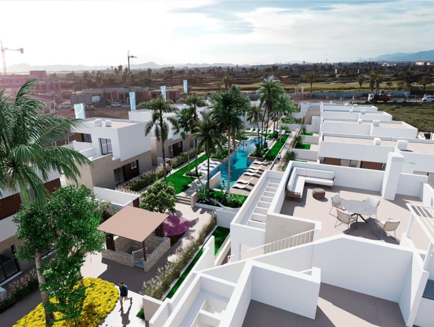 3 sypialnia Bungalow na sprzedaż w Los Alcazares z basenem - 489 000 € (Ref: 9597025)