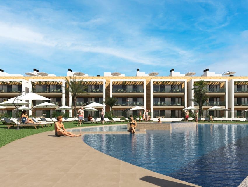 3 Zimmer Apartment zu verkaufen in Los Alcazares mit Pool - 325.000 € (Ref: 9597041)