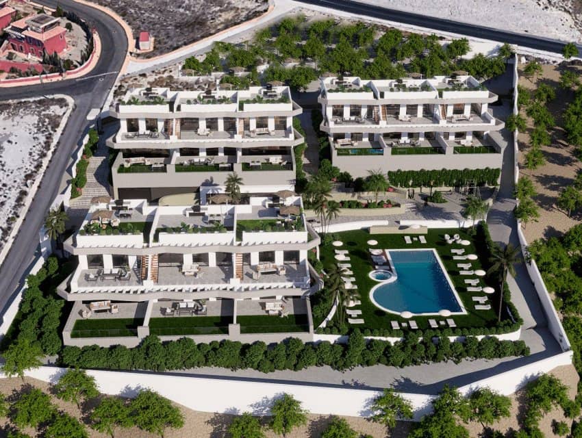 3 makuuhuone Bungalow myytävänä paikassa Finestrat mukana uima-altaan - 439 900 € (Ref: 9597081)