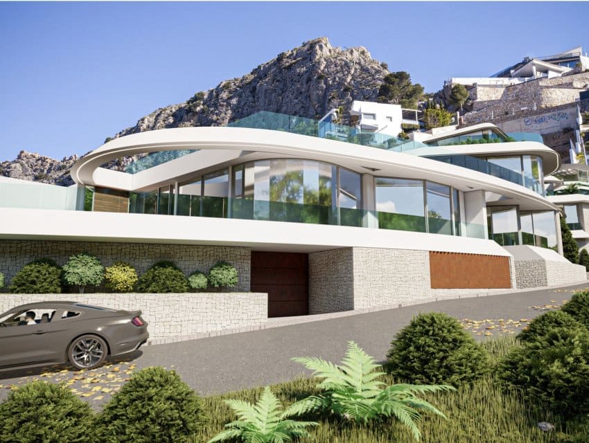 4 makuuhuone Huvila myytävänä paikassa Calpe / Calp mukana uima-altaan - 2 200 000 € (Ref: 9597122)