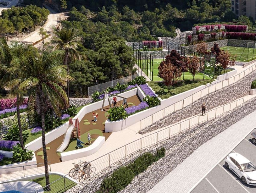 2 sovrum Strandlägenhet till salu i Benidorm med pool garage - 497 000 € (Ref: 9597135)