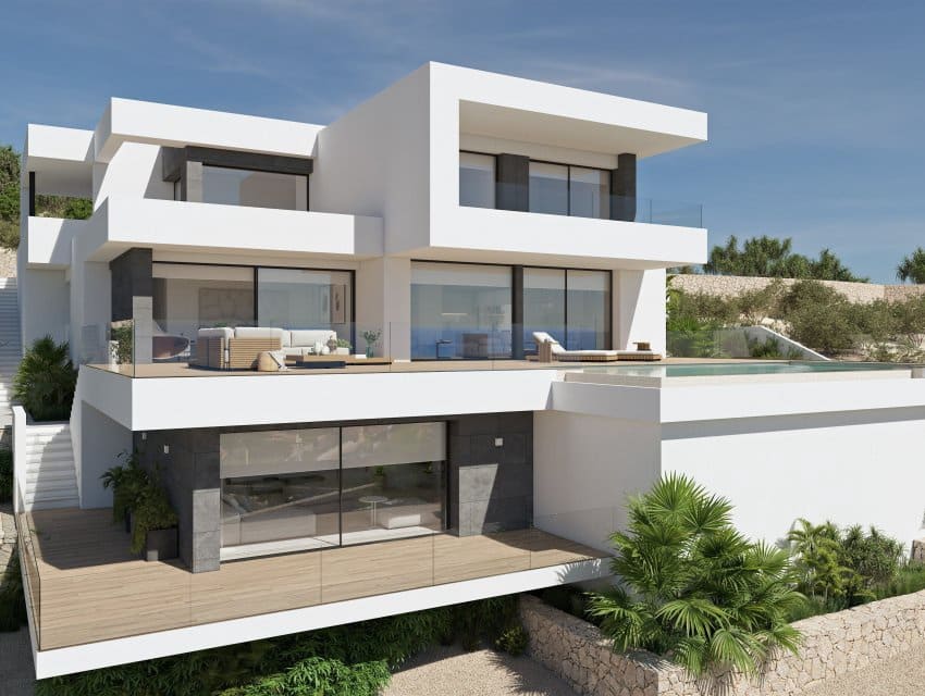 Chalet de 3 habitaciones en Cumbre del Sol en venta con piscina - 2.495.000 € (Ref: 9638046)
