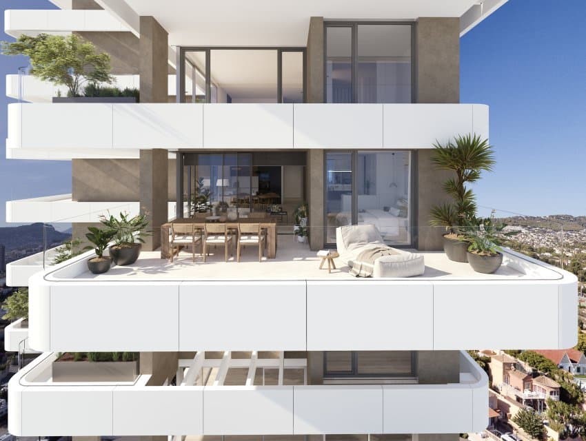 3 makuuhuone Huoneisto myytävänä paikassa Calpe / Calp mukana uima-altaan - 816 210 € (Ref: 9844005)