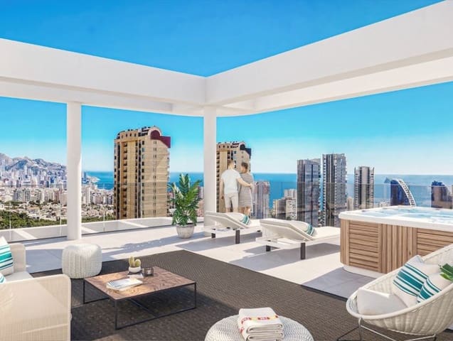 3 slaapkamer Appartement te koop in Colonia Madrid, Benidorm met zwembad garage - € 585.000 (Ref: 9844009)