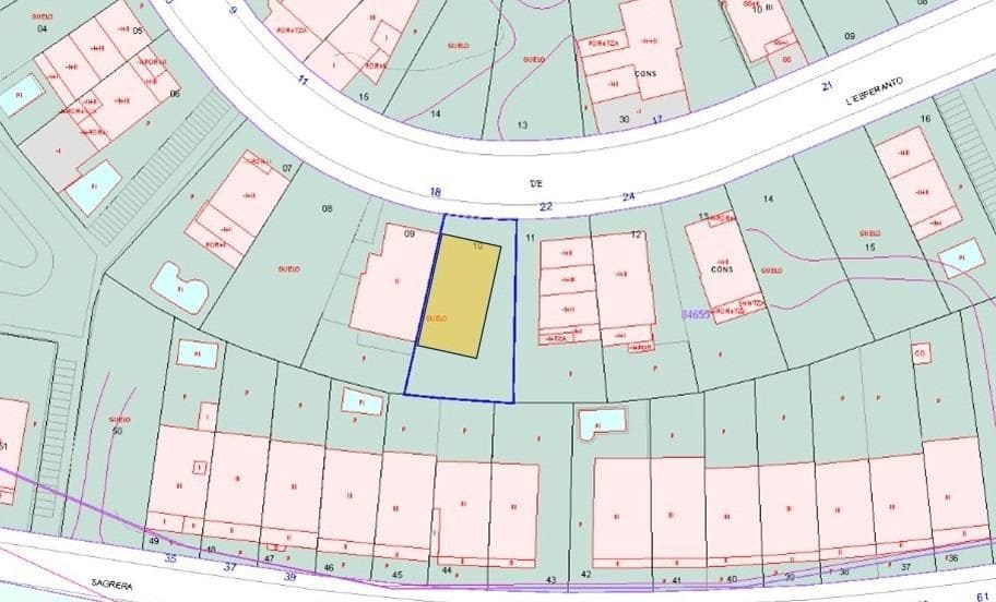 Byggetomt til salgs i Sentmenat - € 86 000 (Ref: 9509991)