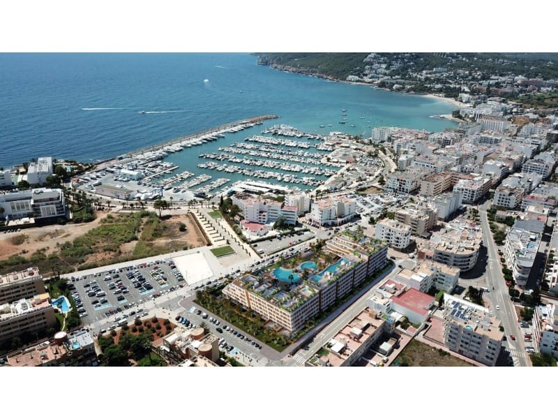 1 chambre Appartement à vendre à Santa Eulalia / Santa Eularia avec piscine garage - 825 000 € (Ref: 8610202)