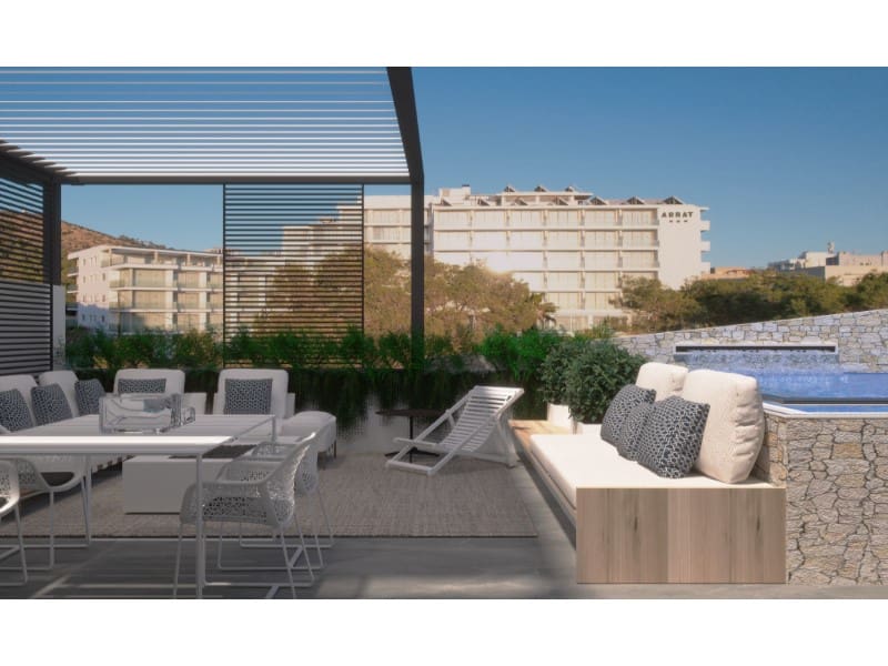 1 soveværelse Penthouse til salg i Sant Antoni de Portmany med garage - € 1.380.000 (Ref: 9021140)