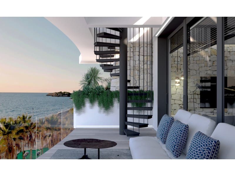 1 soveværelse Penthouse til salg i Sant Antoni de Portmany med garage - € 1.380.000 (Ref: 9021140)