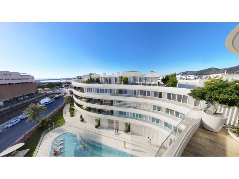 2 slaapkamer Flat te koop in Ibiza dorp met zwembad garage - € 1.180.000 (Ref: 9344953)