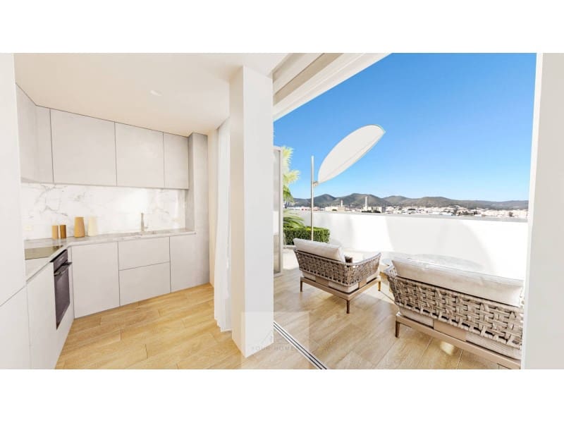 2 slaapkamer Flat te koop in Ibiza dorp met zwembad garage - € 1.180.000 (Ref: 9344953)