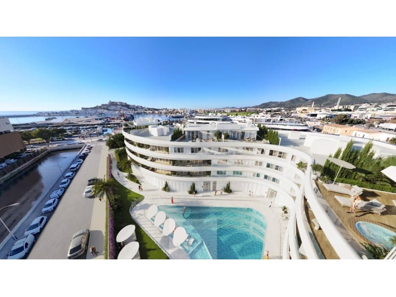 1 soveværelse Lejlighed til salg i Ibiza by med swimmingpool garage - € 830.000 (Ref: 9344954)