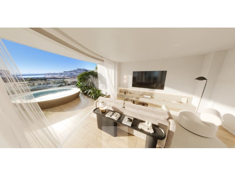 1 soveværelse Lejlighed til salg i Ibiza by med swimmingpool garage - € 830.000 (Ref: 9344954)