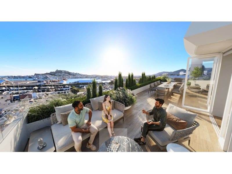 1 soveværelse Lejlighed til salg i Ibiza by med swimmingpool garage - € 830.000 (Ref: 9344954)