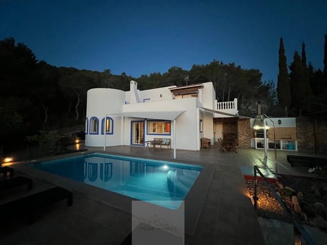 4 sypialnia Willa do wynajęcia w Sant Carles de Peralta, Santa Eulalia / Santa Eularia z basenem garażem - 6 600 € (Ref: 9379240)