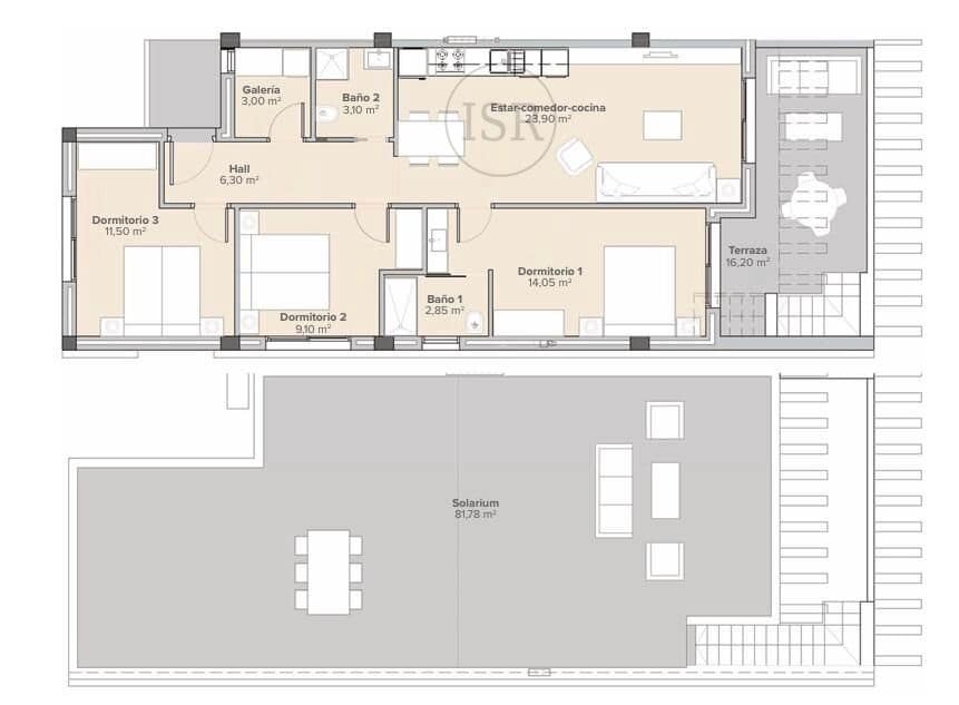 2 soverom Leilighet til salgs i Vera med svømmebasseng garasje - € 216 000 (Ref: 10155354)