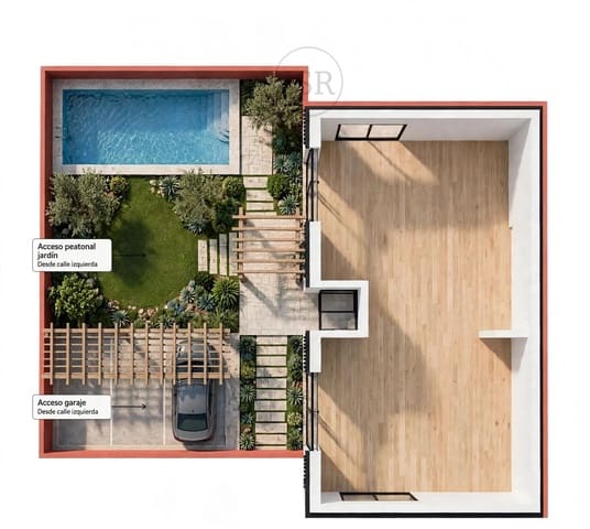 3 quarto Moradia em Banda para venda em Las Marinas - Pueblo Laguna, Vera com piscina garagem - 566 500 € (Ref: 10187207)