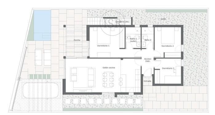 3 sovrum Villa till salu i Vera med pool - 289 000 € (Ref: 9433606)