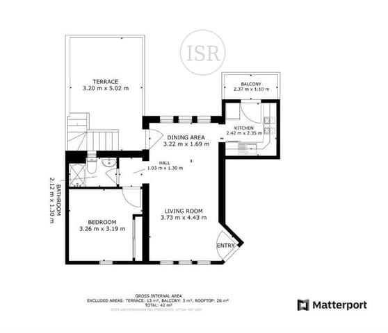 1 slaapkamer Penthouse te koop in Puerto del Rey, Vera met zwembad - € 169.500 (Ref: 9599614)