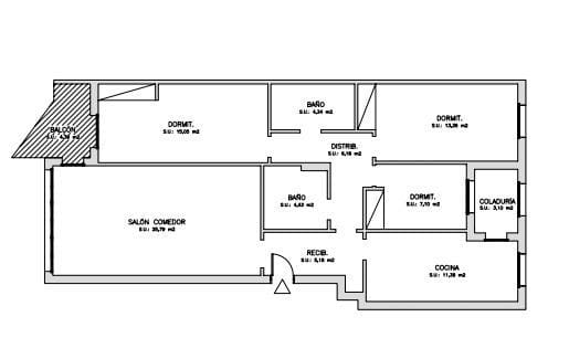 3 soveværelse Lejlighed til salg i Palma de Mallorca - € 540.000 (Ref: 8676133)
