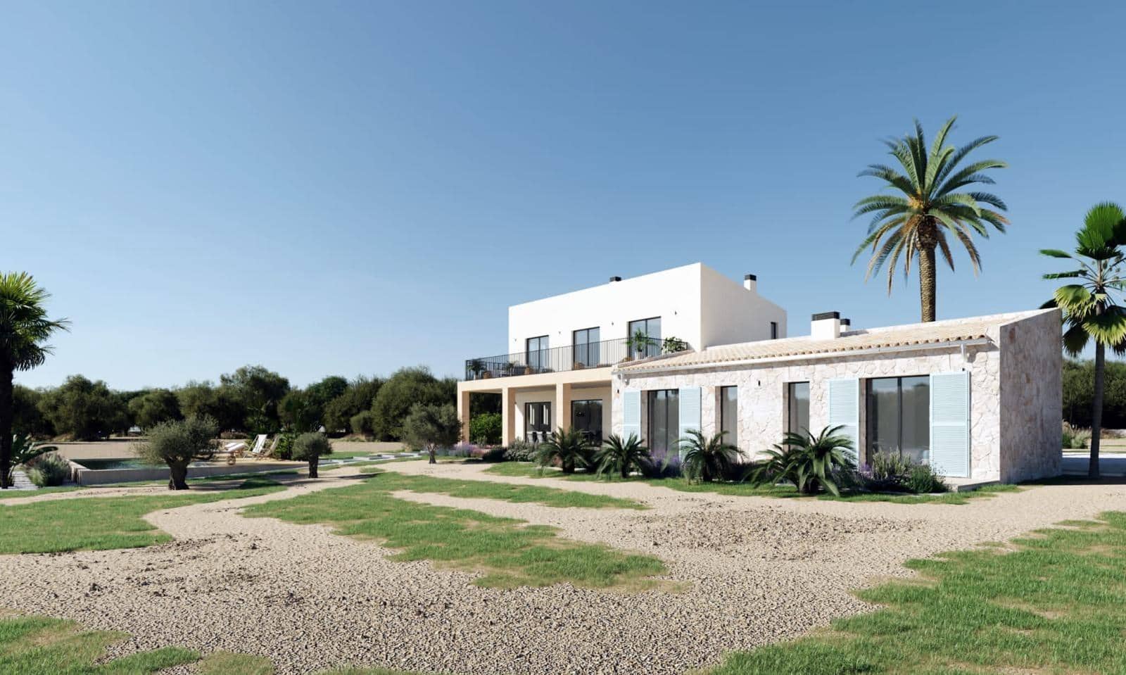 4 soveværelse Finca/Landehus til salg i Sant Llorenc des Cardassar med swimmingpool garage - € 1.895.000 (Ref: 8851651)