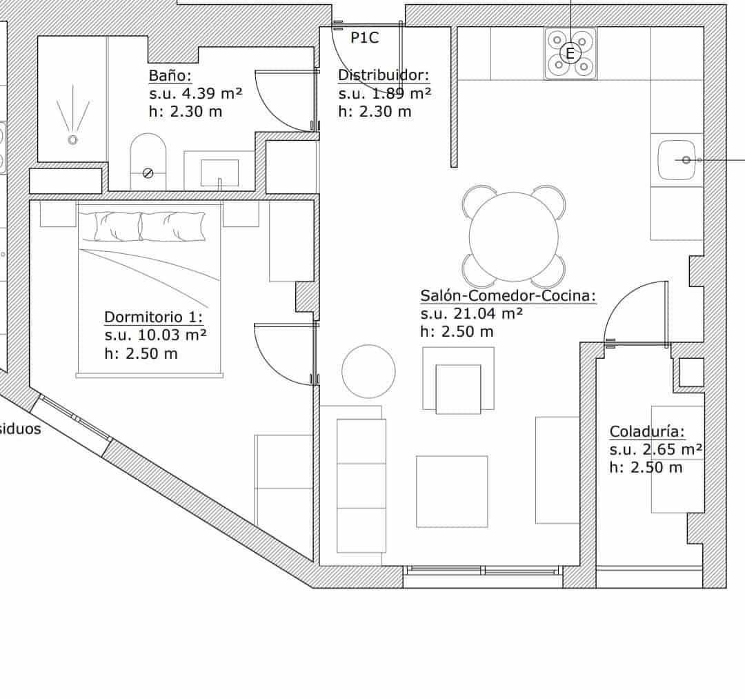 1 bedroom Apartment for sale in Palma de Mallorca - € 270,000 (Ref: 9851844)