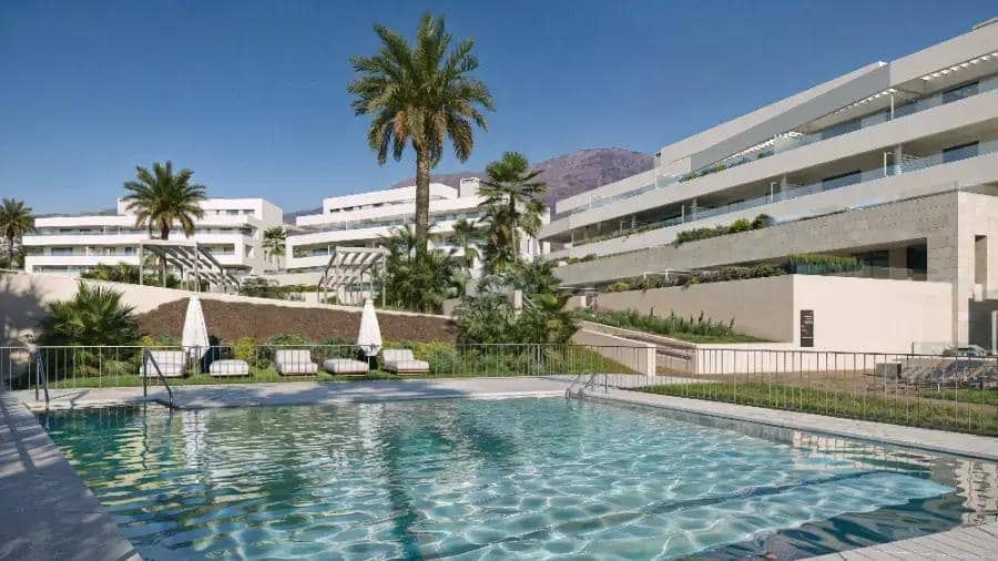 2 chambre Appartement à vendre à Estepona avec piscine garage - 456 000 € (Ref: 10090902)