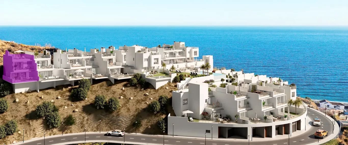 3 soverom Rekkehus til salgs i Torrox med svømmebasseng - € 529 000 (Ref: 10173996)