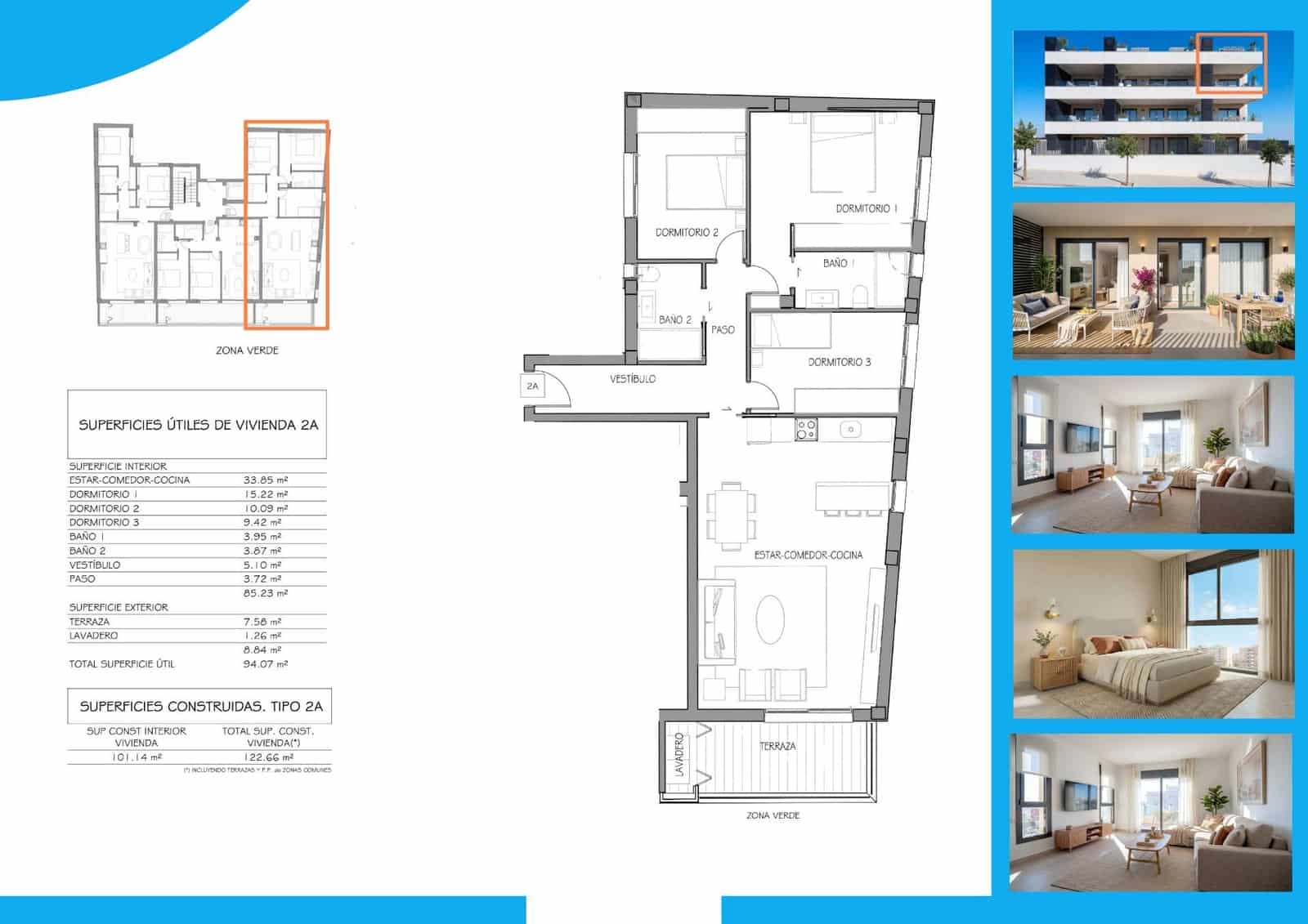 3 Zimmer Penthouse zu verkaufen in Benijofar mit Pool Garage - 396.900 € (Ref: 10011128)