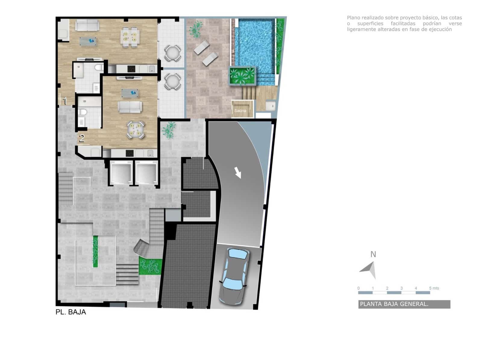 1 quarto Apartamento para venda em Torrevieja com piscina - 160 000 € (Ref: 10017215)