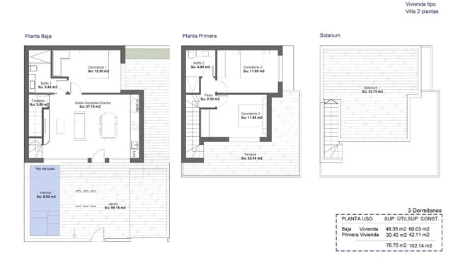 3 bedroom Villa for sale in Condado de Alhama, Alhama de Murcia with pool garage - € 375,000 (Ref: 10018957)