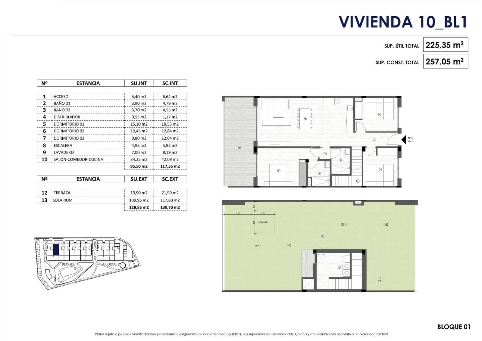 3 soveværelse Lejlighed til salg i La Manga Club med swimmingpool garage - € 435.000 (Ref: 10048911)