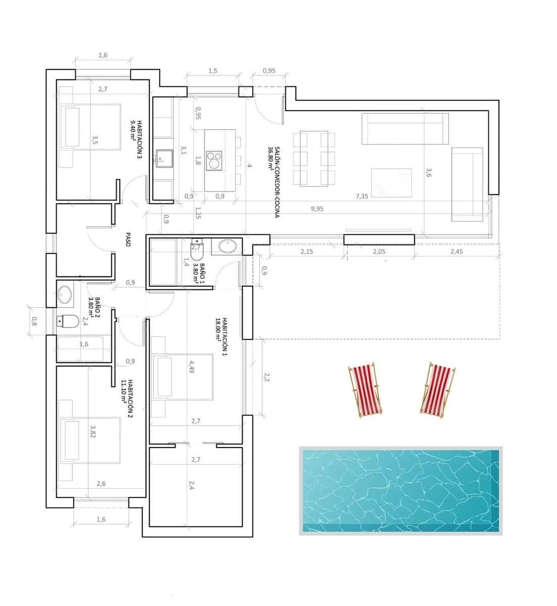 3 camera da letto Villa in vendita in Hondon de las Nieves con piscina garage - 418.900 € (Rif: 10058150)