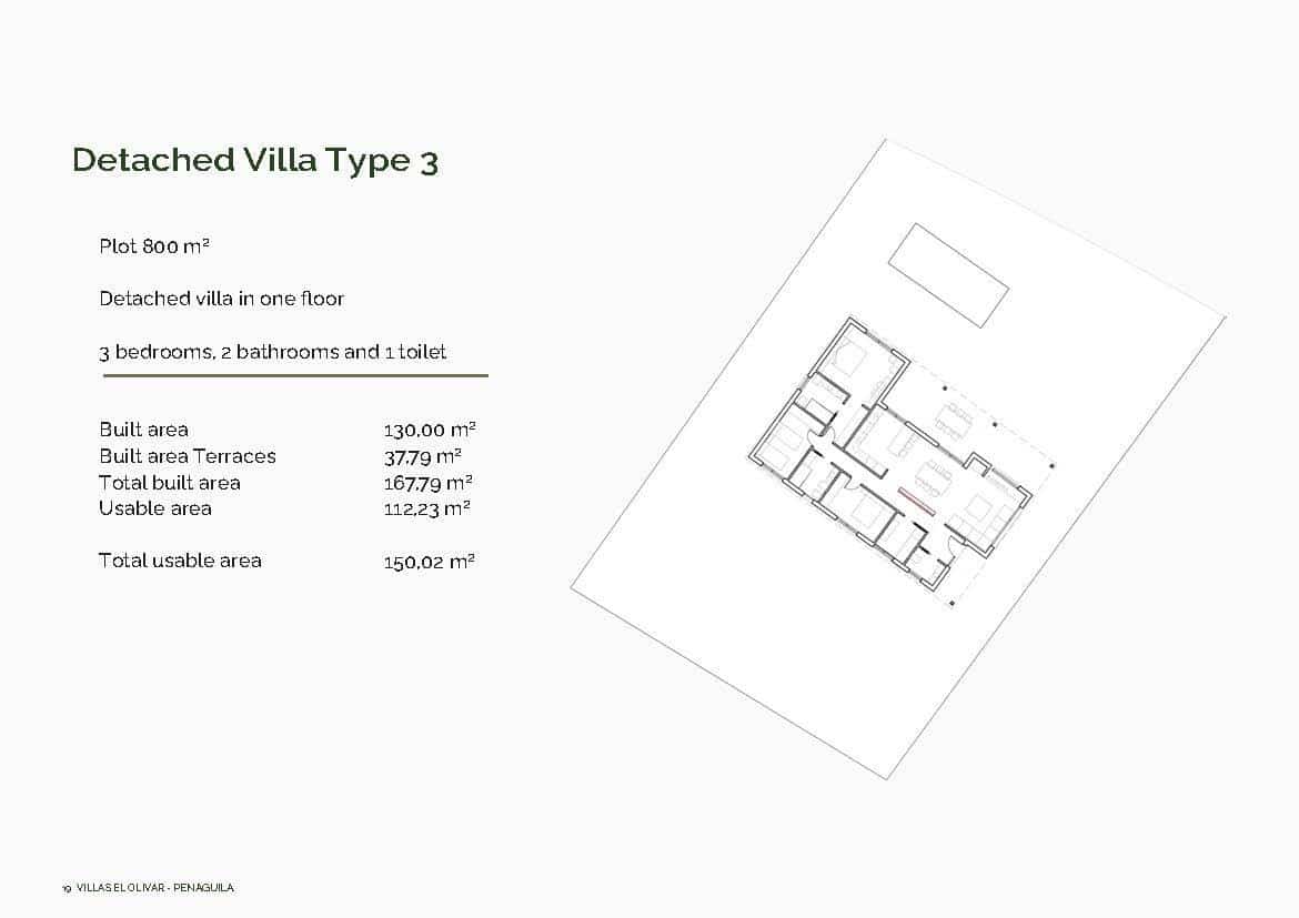 3 sypialnia Willa na sprzedaż w Penaguila z garażem - 424 000 € (Ref: 10058151)