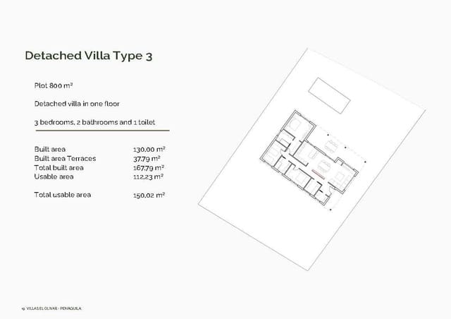 Chalet de 3 habitaciones en Penàguila en venta con garaje - 424.000 € (Ref: 10058151)