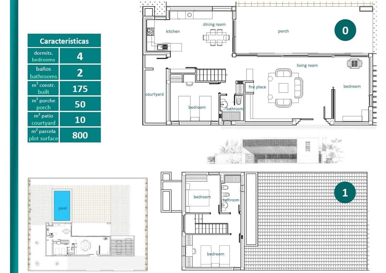 4 sypialnia Willa na sprzedaż w Sucina z basenem garażem - 725 000 € (Ref: 10058168)