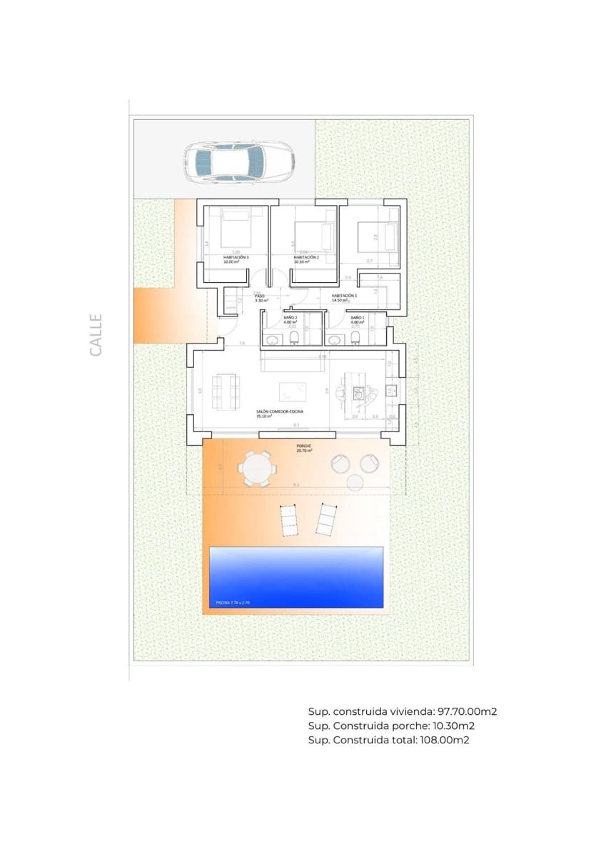 3 soverom Villa til salgs i Monforte del Cid med svømmebasseng garasje - € 499 900 (Ref: 10067321)