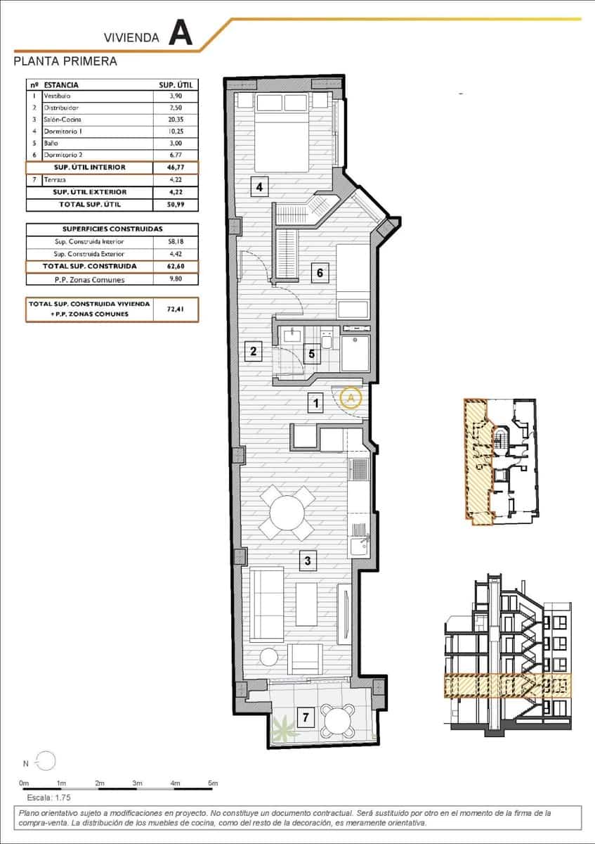 2 soverom Leilighet til salgs i Guardamar del Segura med svømmebasseng - € 240 000 (Ref: 10097950)