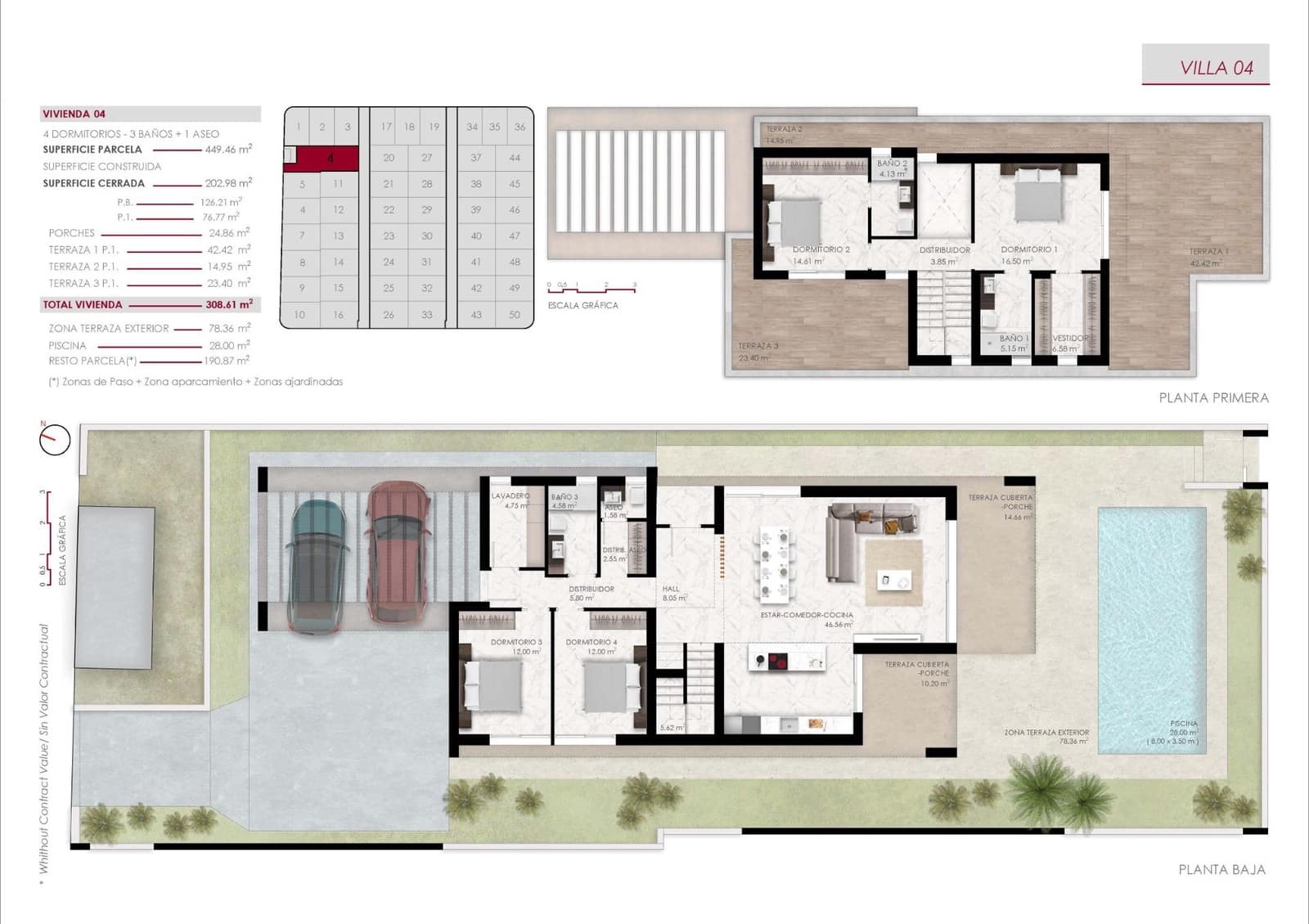 4 bedroom Villa for sale in Ciudad Quesada with pool garage - € 799,000 (Ref: 10154864)