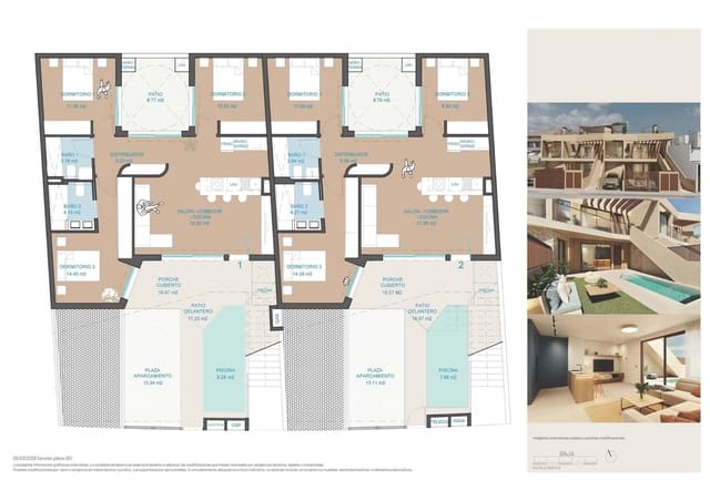 3 soveværelse Lejlighed til salg i San Pedro del Pinatar ciudad, San Pedro del Pinatar med swimmingpool garage - € 339.900 (Ref: 10182808)