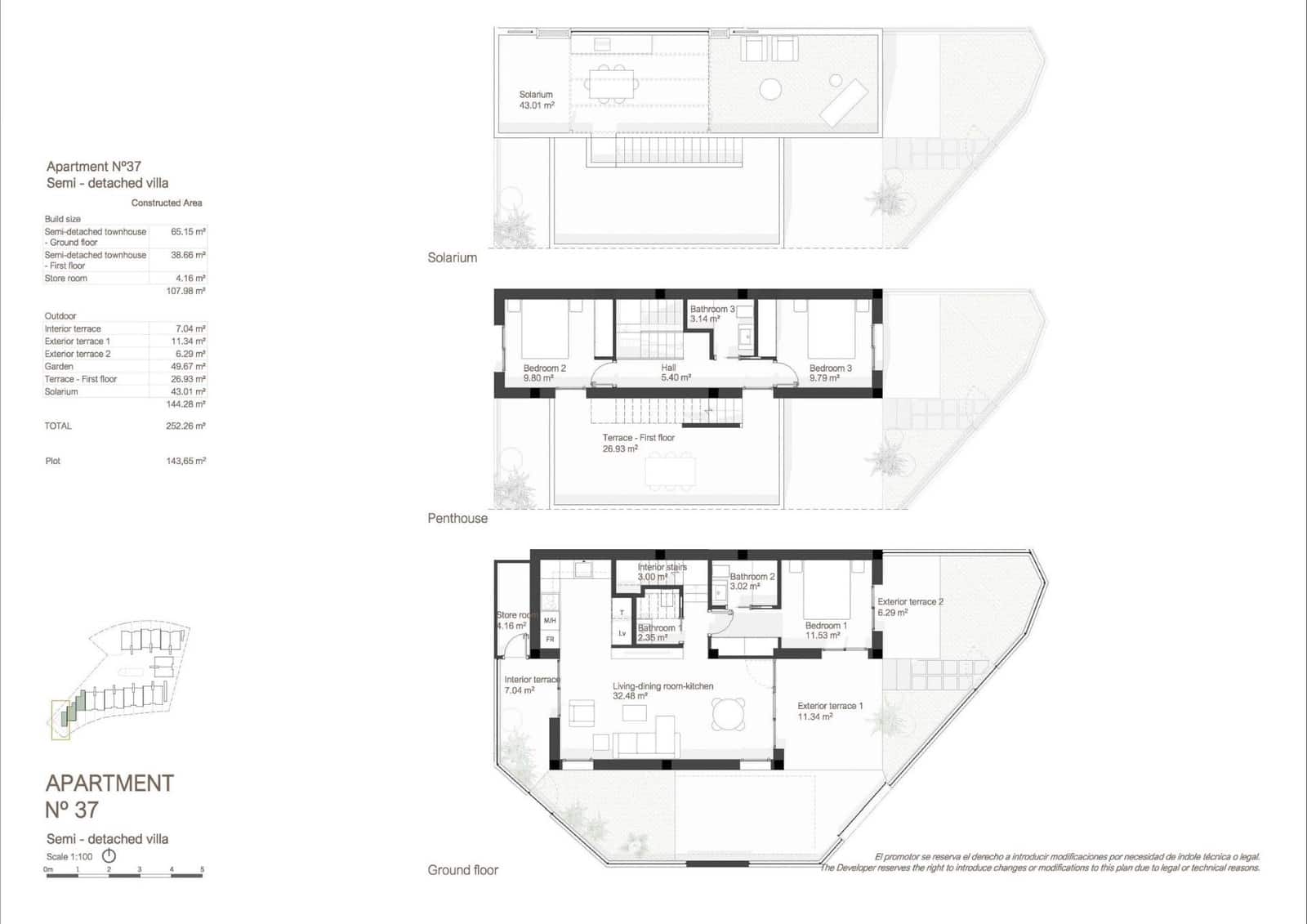 3 sovrum Villa till salu i Roda med pool garage - 499 000 € (Ref: 10186697)