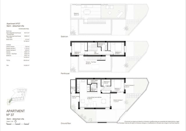 3 sovrum Villa till salu i Roda, San Javier med pool garage - 499 000 € (Ref: 10186697)