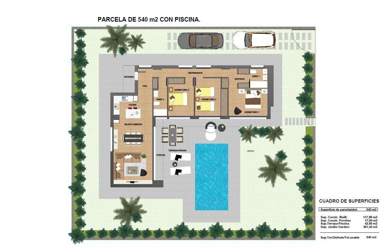 3 soverom Villa til salgs i Calasparra med svømmebasseng garasje - € 359 000 (Ref: 7913601)