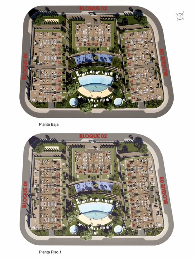 3 soverom Leilighet til salgs i Monforte del Cid med svømmebasseng garasje - € 340 000 (Ref: 8545804)