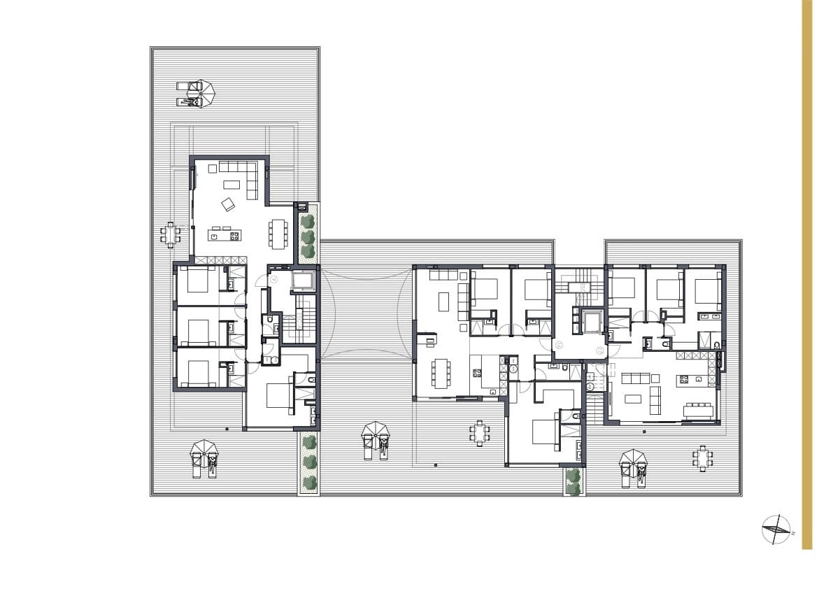 4 quarto Penthouse para venda em Las Colinas Golf com piscina garagem - 1 499 000 € (Ref: 8545818)