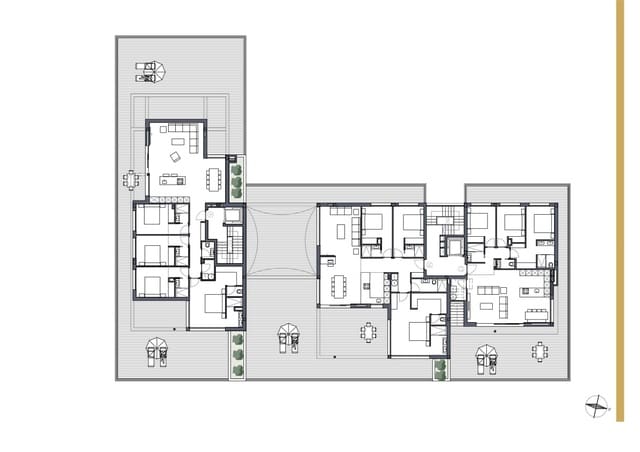 4 soverom Penthouse til salgs i Las Colinas Golf, Orihuela med svømmebasseng garasje - € 1 499 000 (Ref: 8545818)